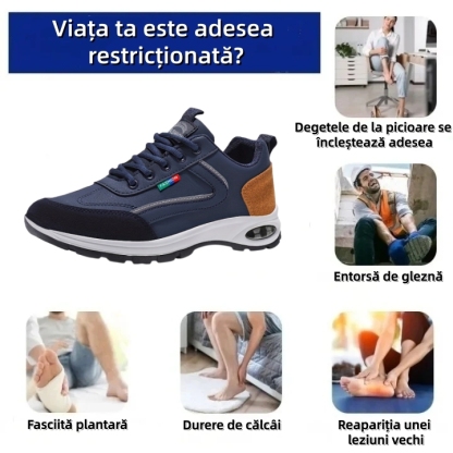 【❗️Oferta specială de astăzi - 70% reducere - Nu ratați】Încălțăminte ortopedică ergonomică îmbunătățită, ✅️ameliorează durerile de spate, articulații și picioare - unisex