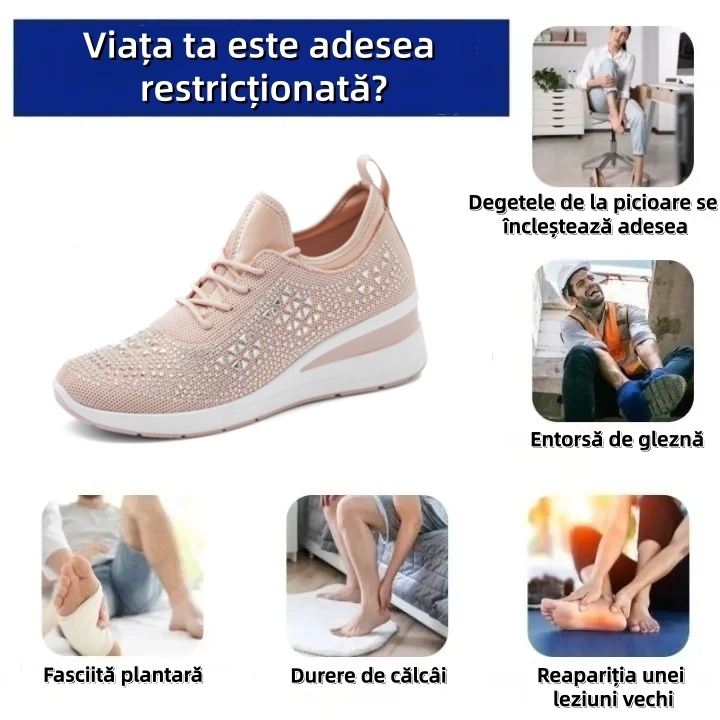 【⏰Oferta specială de astăzi: 70% reducere - Nu ratați!】 Pantofi ergonomici de vară - ✅️ Rezolvă cu ușurință problemele de durere la picioare