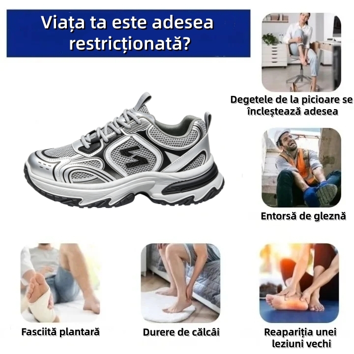 ⏰Ultima zi, reducere de 70% - nu ratați! ✅️Pantofi sport confortabili cu suport pentru bolta plantară - design ergonomic