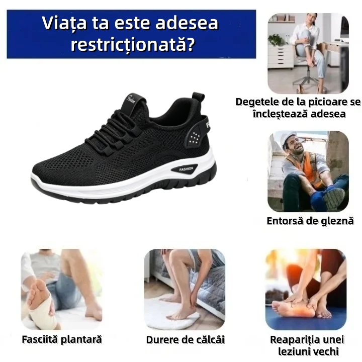 ⏰Ultima zi! Reducere 70% - Nu rata ocazia! ✅️Încălțăminte confortabilă pentru femei cu suport pentru bolta plantară - design ergonomic