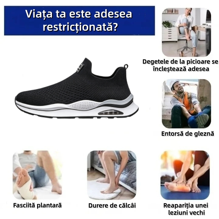 ⏰Ultima zi, reducere de 70% - nu ratați! ✅️Pantofi sport confortabili cu suport pentru bolta plantară - design ergonomic