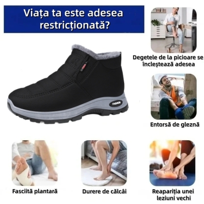 【❗️Ofertă specială de sfârșit de an - 70% reducere - Nu ratați】Ghete ergonomice din lână - ✅️Corectează postura la mers - Calde și rezistente, impermeabile și antiderapante👞