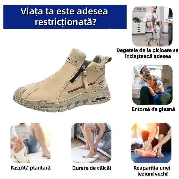 【⏰Oferta specială de astăzi: 50% reducere - Nu ratați】Pantofi ergonomici noi pentru mers pe jos - ✅️Suport pentru arcadă - Ameliorează disconfortul picioarelor 👞