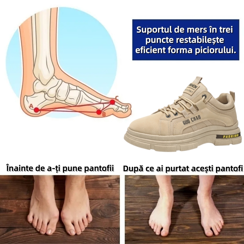 [⏰50% reducere astăzi - nu ratați] Ghete de drumeție ergonomice - ✅️Corectează stilul de mers - Piele italiană selectată