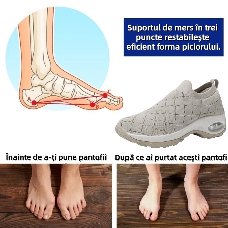 【❗️Oferta specială de astăzi - 50% reducere - Nu ratați】Încălțăminte sport ergonomică recent îmbunătățită - ✅️Corectează postura de mers - Confortabilă, impermeabilă, antiderapantă și absorbantă de șocuri👞