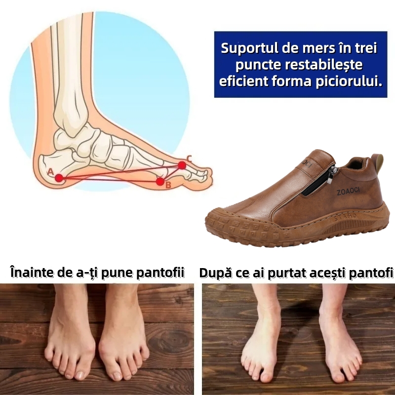 【⏰Oferta specială de astăzi: Reducere 70% - Nu ratați】Ghete de drumeție ergonomice - ✅️Corectează postura de mers - Impermeabile și antiderapante 👞Piele italiană autentică selectată🐂