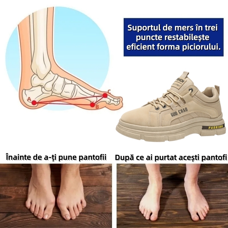 [⏰50% reducere astăzi - nu ratați] Ghete de drumeție ergonomice - ✅️Corectează stilul de mers - Piele italiană selectată