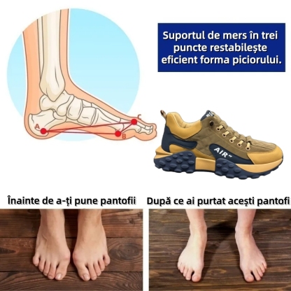 [⏰50% reducere astăzi - nu ratați] Ghete de drumeție ergonomice - ✅️Corectează stilul de mers - Piele italiană selectată