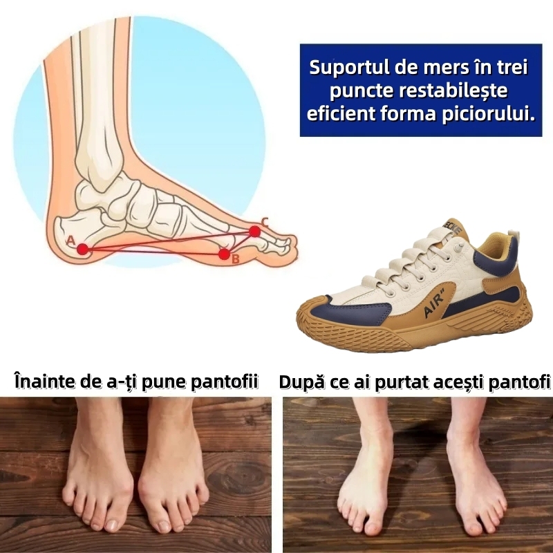 【⏰Oferta de astăzi la jumătate de preț - Nu ratați】 Bocanci ergonomici pentru drumeții - ✅️ Corectează postura de mers - Piele italiană de calitate superioară - Fabricați manual