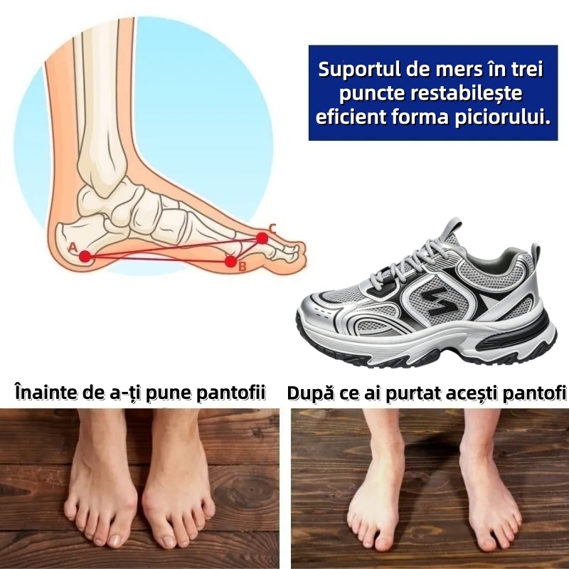 ⏰Ultima zi, reducere de 70% - nu ratați! ✅️Pantofi sport confortabili cu suport pentru bolta plantară - design ergonomic