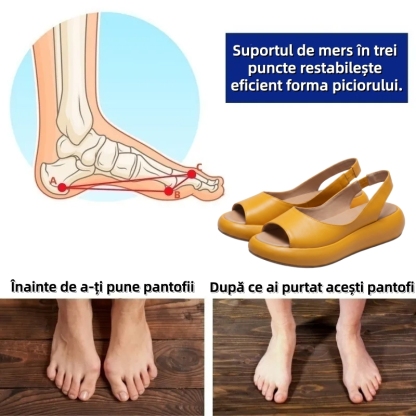 ⏰Ultima zi cu reducere de 70% - Nu rata ocazia!✅️Sandale confortabile cu suport pentru bolta plantară - Design ergonomic