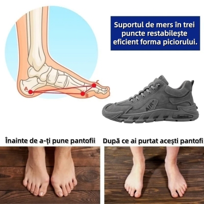 【🎄Reducere de Crăciun 70% - Nu ratați】Ghete de drumeție ergonomice - ✅️Corectează postura de mers - Impermeabile și antiderapante👞Fabricate din piele italiană selectată