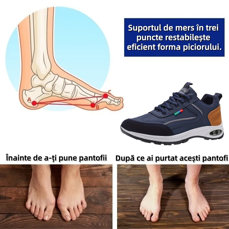 【❗️Oferta specială de astăzi - 70% reducere - Nu ratați】Încălțăminte ortopedică ergonomică îmbunătățită, ✅️ameliorează durerile de spate, articulații și picioare - unisex