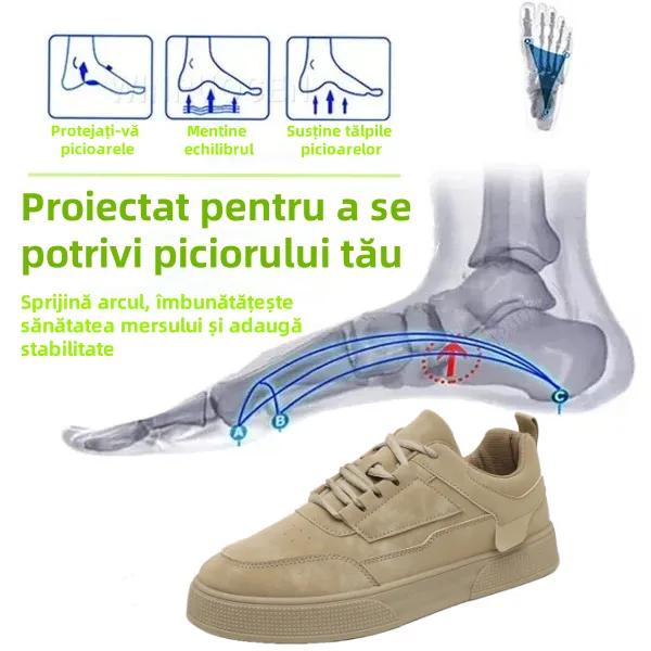 🔥 Timp limitat, reducere de 50% pe tot site-ul - ⏰ Pantofi casual eleganti si confortabili - Calmeaza durerile de picioare si spate - Design ergonomic