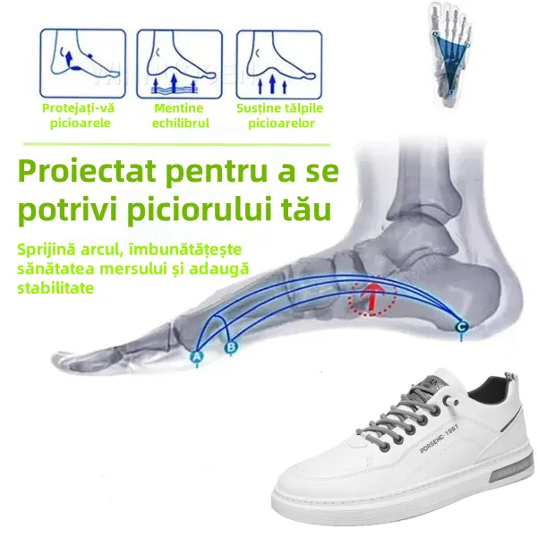 [⏰Timp limitat 50% reducere - de neratat] Pantofi ortopedici cu design ergonomic - piele de inalta calitate + cusaturi de mana 👞