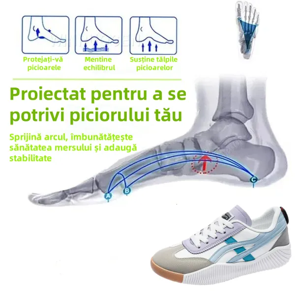 【🎁 Reducere de 50% astăzi - nu o ratați】 Pantofi ortopedici cu design ergonomic - piele de calitate + cusut manual 👞
