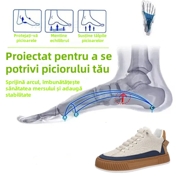 [🎁Ultima zi 50% reducere – nu-l ratați] Pantofi ortopedici cu design ergonomic – piele premium + cusătură manuală 👞