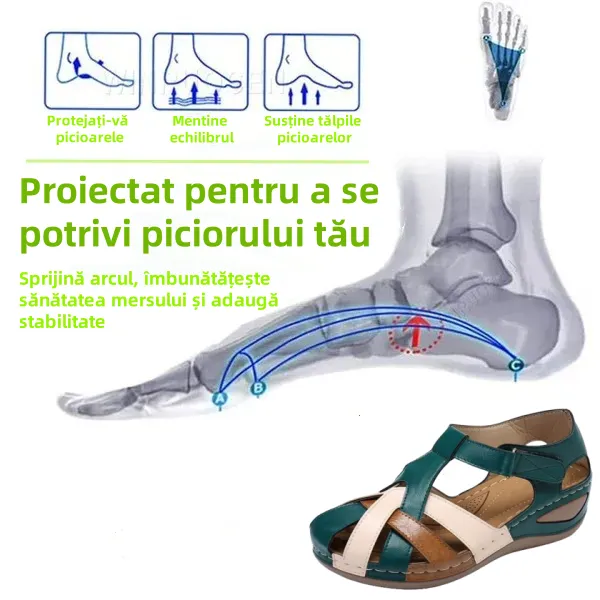 [🎁Ultima zi la jumătate de preț, nu o ratați] Sandale ortopedice cu design ergonomic, mers fără durere👞 fac mersul mai confortabil