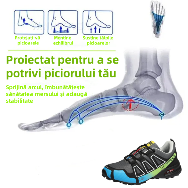 [⏰50% reducere astăzi - nu o ratați] Ghete de drumeție ergonomice - Piele premium + Cusute manual 👞