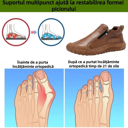 【⏰Oferta specială de astăzi: Reducere 70% - Nu ratați】Ghete de drumeție ergonomice - ✅️Corectează postura de mers - Impermeabile și antiderapante 👞Piele italiană autentică selectată🐂