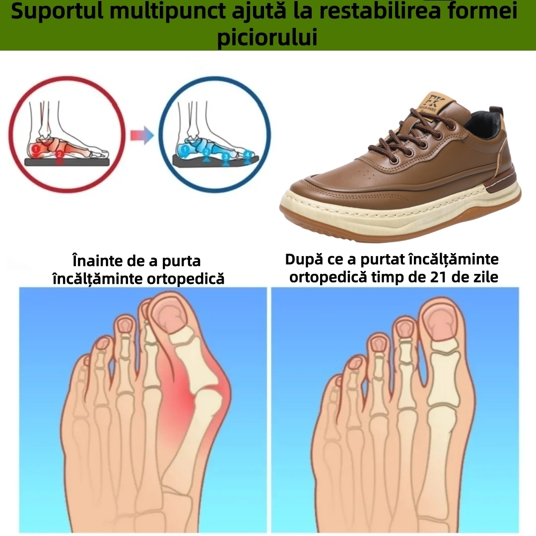 【⏰50% Reducere Astăzi - Nu Ratați】Ghete Ergonomice de Drumeție - ✅️Corectează Postura la Mers - O combinație de tehnologie ortopedică germană și măiestrie italiană🐂