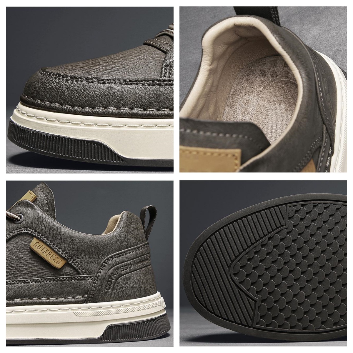 [🎁50% kedvezmény ma - ne hagyd ki] Ergonomikus kialakítású ortopéd cipő - Ausztrál kiváló minőségű bőr + láb ortopéd funkció 👞