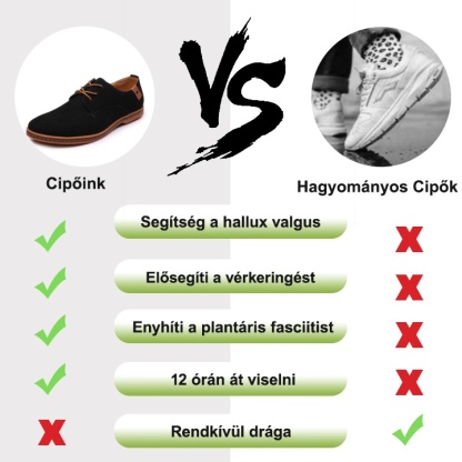 Férfi bőr cipő