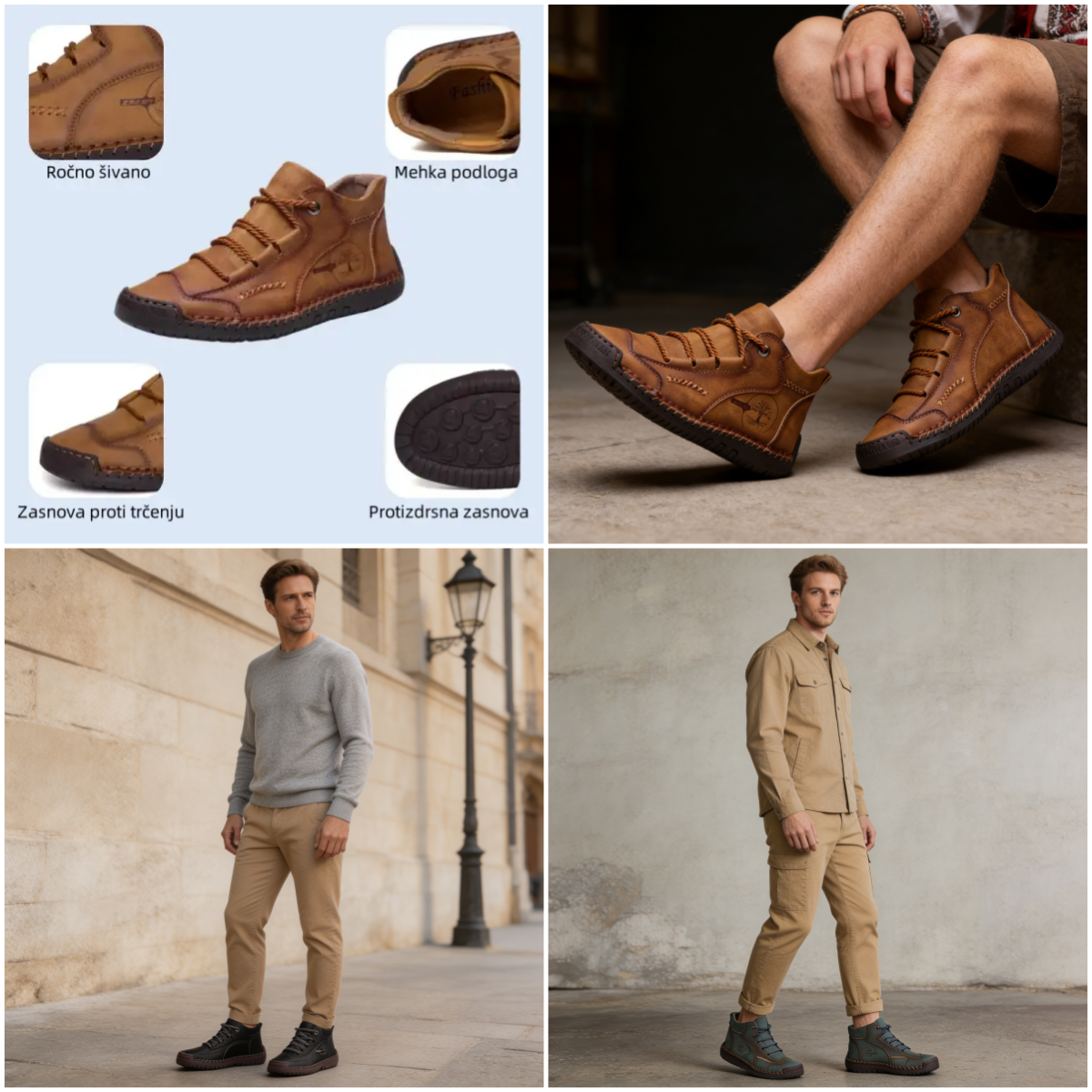 [🎁50% kedvezmény ma - ne hagyd ki] Ergonomikus kialakítású ortopéd cipő - kiváló minőségű bőr + kézzel varrott👞