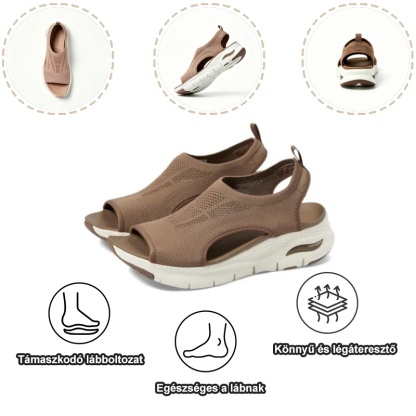 (🎁Ma korlátozott ideig féláron) Kényelmes, ívelt, platformos női szandál - Ergonomikus kialakítás