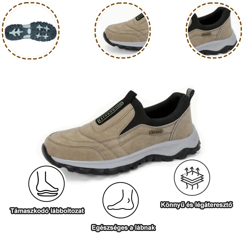 [🔥Korlátozott ideig 50% kedvezmény - ne hagyd ki] Ergonomikus kialakítású ortopéd cipő - segítségével könnyedén megszabadulhatsz a lábfájdalmaktól👞