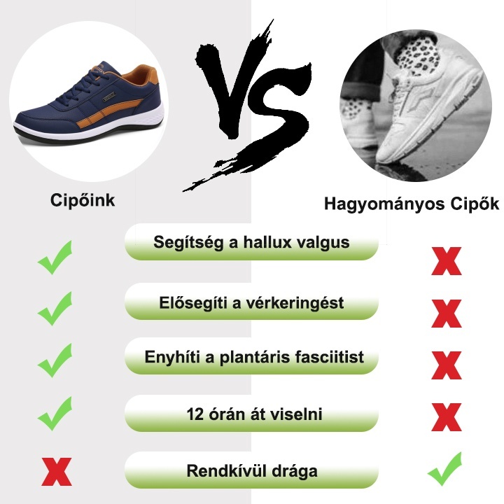 [🔥Korlátozott ideig 50% kedvezmény - ne hagyd ki] Férfi szabadtéri sport ortopéd cipő - hatékonyan enyhíti a lábfájást👞