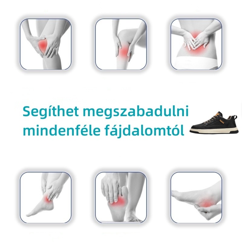 [🎁50% kedvezmény ma - ne hagyd ki] Ergonomikus kialakítású ortopéd cipő - Ausztrál kiváló minőségű bőr + láb ortopéd funkció 👞