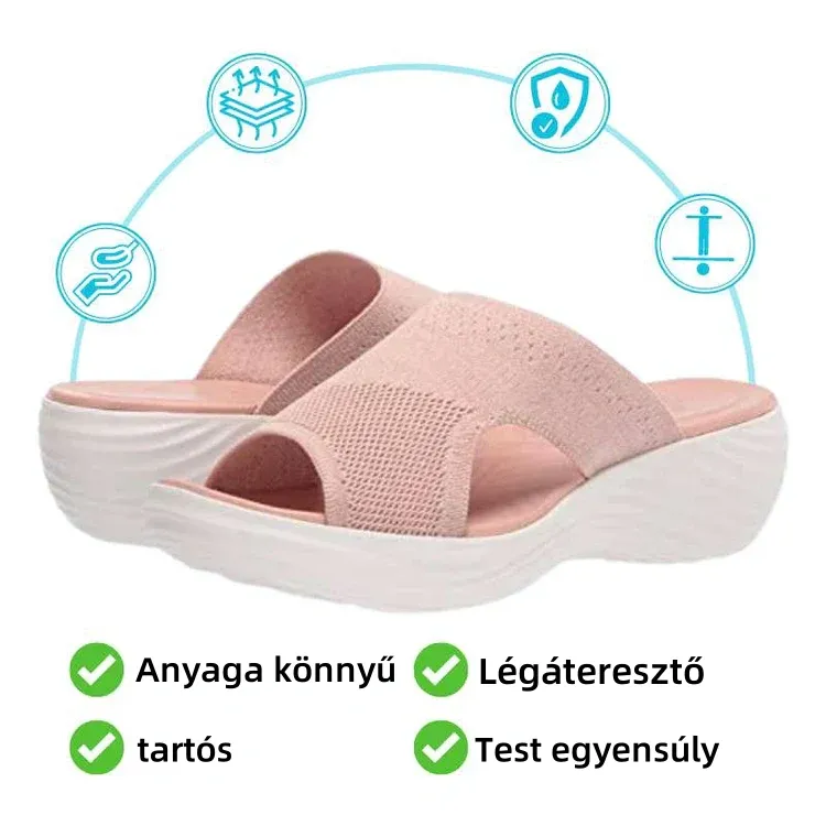(🎉Ünnepelje meg az új üzlet megnyitását - 50% kedvezmény) Kényelmes nyári szandál - enyhíti a lábfájdalmakat - ergonomikus kialakítás