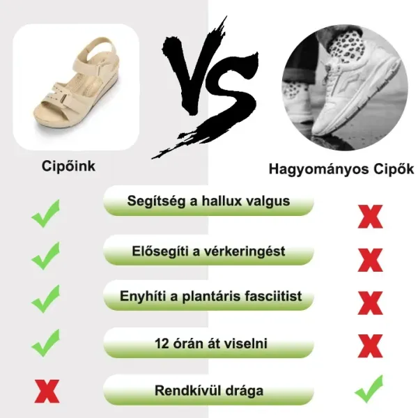 (🎁Az új üzlet megnyitását ünnepelve - 50% kedvezmény - félár az egész oldalon) Ergonomikus kialakítás - ortopéd kényelmes vastagtalpú szandál