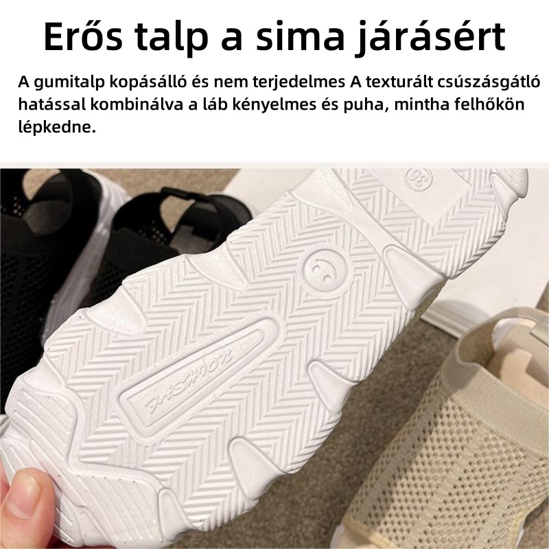 (🎁Ünnepelje meg az új üzlet megnyitását - 50% kedvezmény - félár a helyszínen)-Nyári, vastag talpú, légáteresztő női szandál