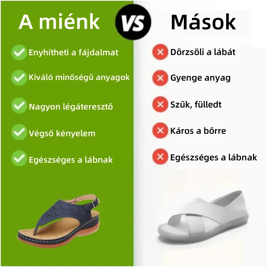 (🎉Ünnepelje meg az új üzlet megnyitását -50% kedvezmény)Kényelmes nyári szandál - Lábfájdalomcsillapító - Ergonomikus kialakítás