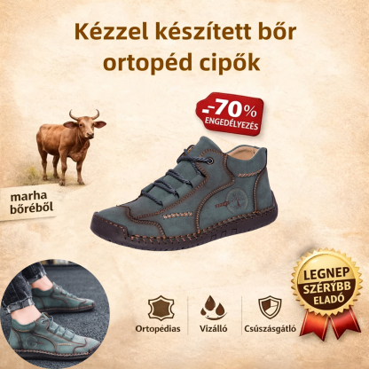 [🎁50% kedvezmény ma - ne hagyd ki] Ergonomikus kialakítású ortopéd cipő - kiváló minőségű bőr + kézzel varrott👞