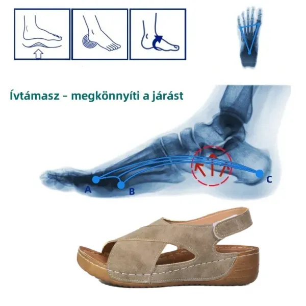 [🎁Ma féláron - ne hagyd ki] Ergonomikus kialakítású ortopéd szandál - fájdalommentes járás 👞 kényelmesebbé teszi a sétát