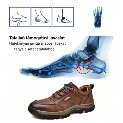 [🎁50% kedvezmény ma - ne hagyd ki] Ergonomikus kialakítású ortopéd cipő - Ausztrál kiváló minőségű bőr + láb ortopéd funkció 👞