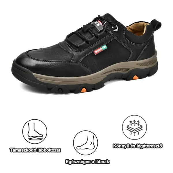 [🎁50% kedvezmény ma - ne hagyd ki] Ergonomikus kialakítású ortopéd cipő - Ausztrál kiváló minőségű bőr + láb ortopéd funkció 👞