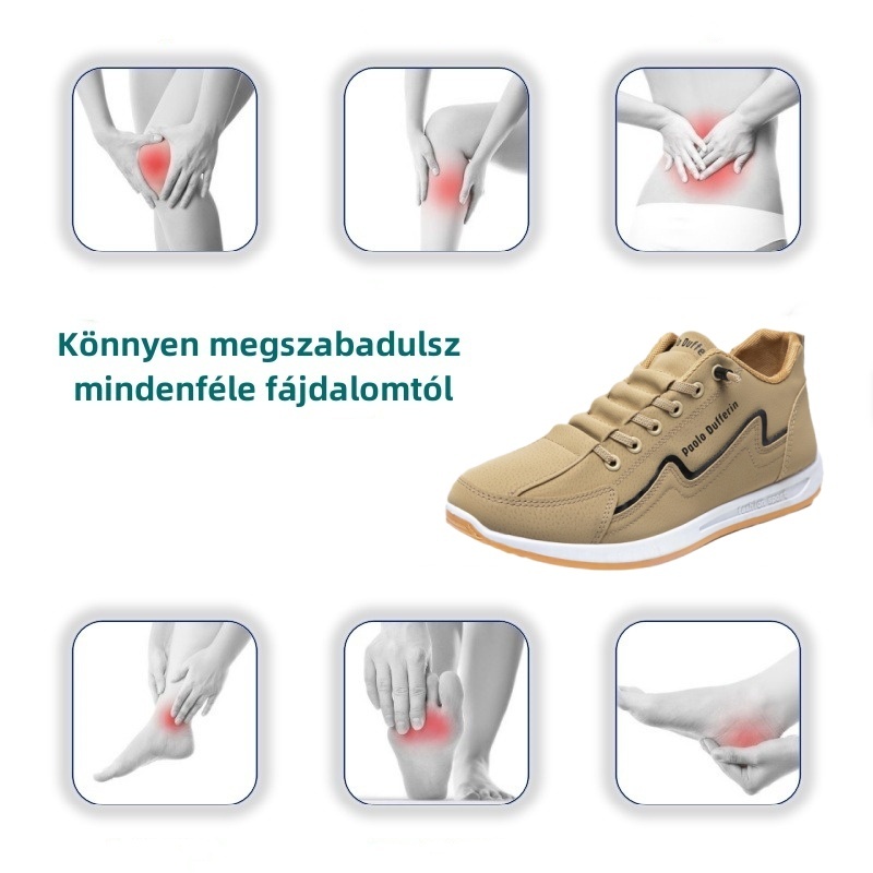 [🔥Ma féláron - ne hagyd ki] Ergonomikus kialakítású ortopéd cipő - ívtartó kialakítás 👞Könnyen megszabadulhatsz a lábfájdalmaktól