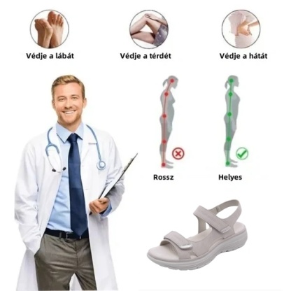 🎁Ma féláron - ne maradj le! Nyári női platformos, párnázott ortopéd szandálok