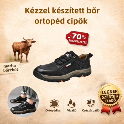 [🎁50% kedvezmény ma - ne hagyd ki] Ergonomikus kialakítású ortopéd cipő - Ausztrál kiváló minőségű bőr + láb ortopéd funkció 👞