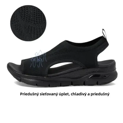 (🎁Ünnepelje meg az új üzlet megnyitását - 50% kedvezmény - félár a helyszínen) Íves vastagtalpú női szandál - Ergonomikus kialakítás