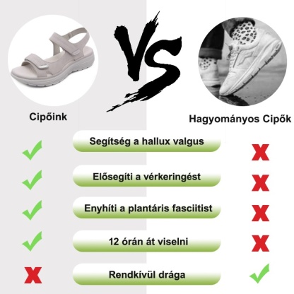 🎁Ma féláron - ne maradj le! Nyári női platformos, párnázott ortopéd szandálok
