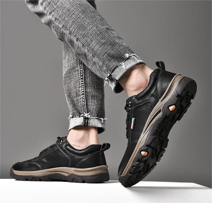 [🎁50% kedvezmény ma - ne hagyd ki] Ergonomikus kialakítású ortopéd cipő - Ausztrál kiváló minőségű bőr + láb ortopéd funkció 👞