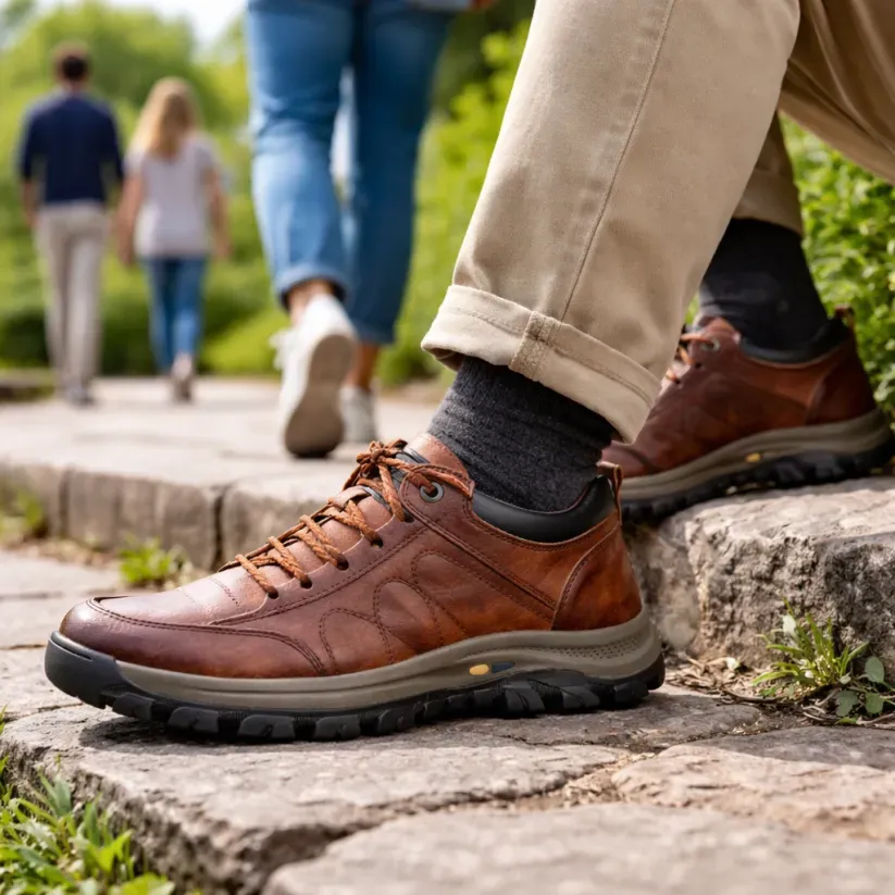 (🎉 Ünnepelje meg az új üzlet megnyitását - 50% kedvezménnyel)-Ausztrál marhabőr kültéri ortopéd cipő