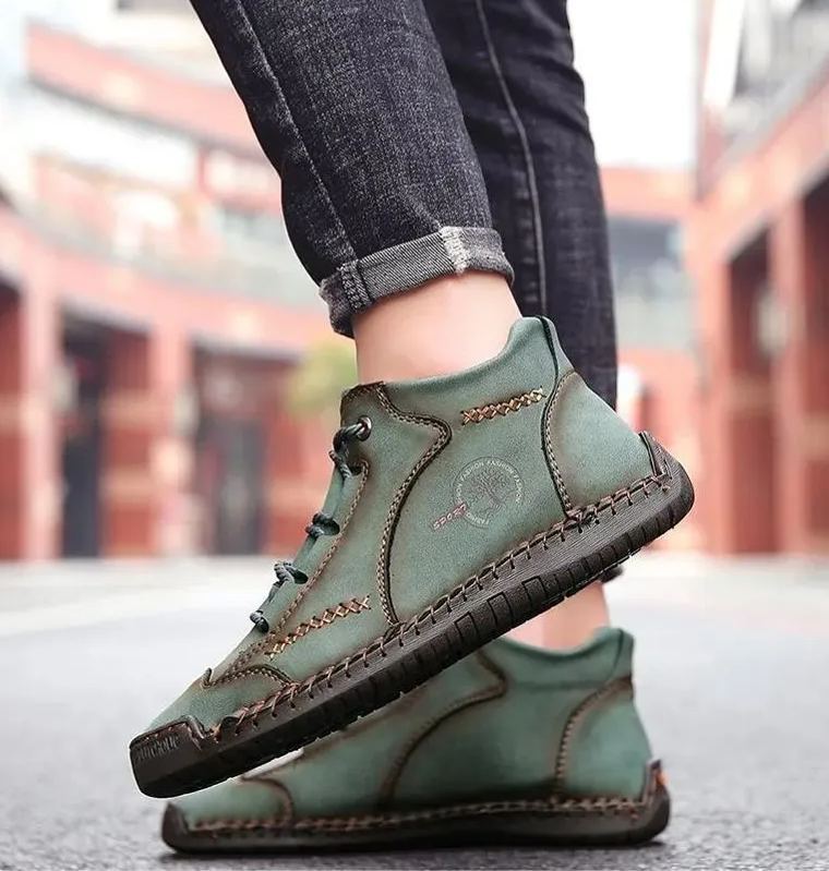 (🎉Ünnepeljük az új üzlet megnyitását - 50% kedvezmény) - Ausztrál marhabőr kézzel készített bőr cipő