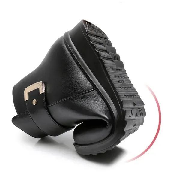 Puha és kényelmes, eredeti gyapjú női bőr cipő 