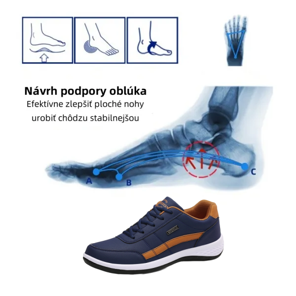 [🔥Korlátozott ideig 50% kedvezmény - ne hagyd ki] Férfi szabadtéri sport ortopéd cipő - hatékonyan enyhíti a lábfájást👞